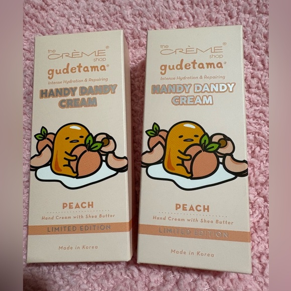 The Crème Shop Gudetama Peach Hand Cream - Picture 1 of 2